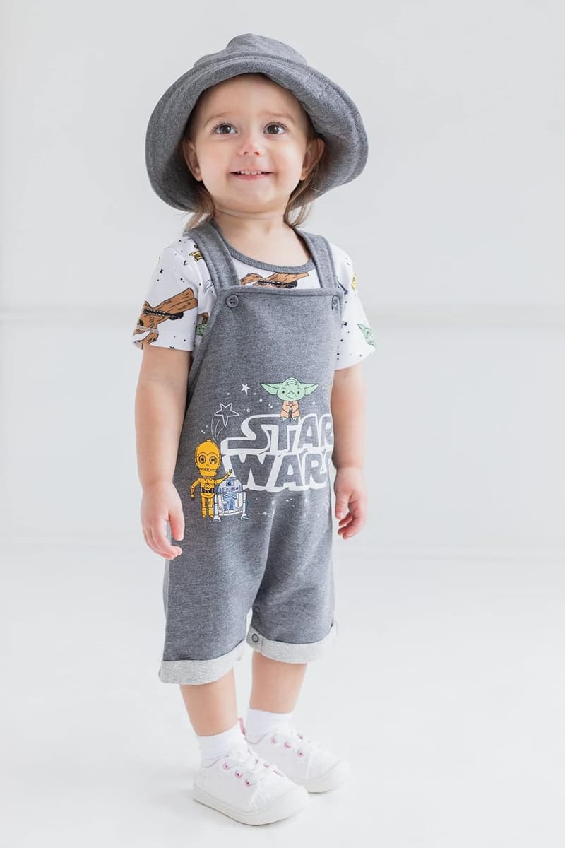 Star Wars Baby Outfit Set: Chewbacca, R2-D2, Yoda 3-Piece