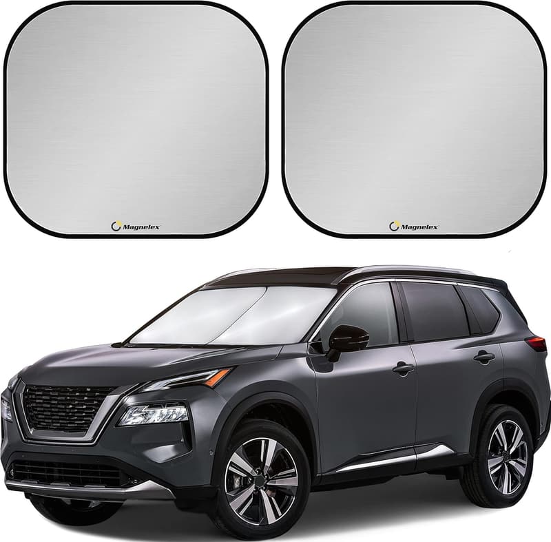 Reflective Windshield Sun Shade - Foldable Heat Blocker for Cars
