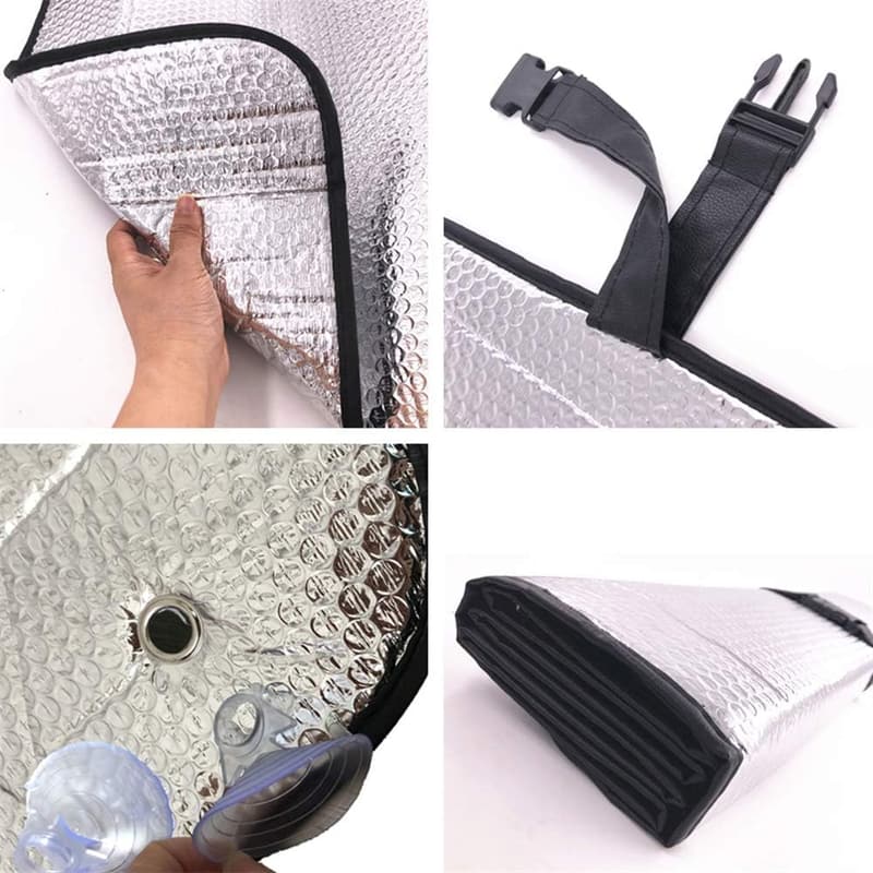 Car Windshield Sunshade - 5-Layer Heat & UV Protection