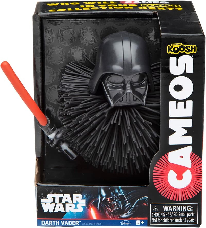 Darth Vader Koosh Cameo Fidget Ball - Star Wars Collectible