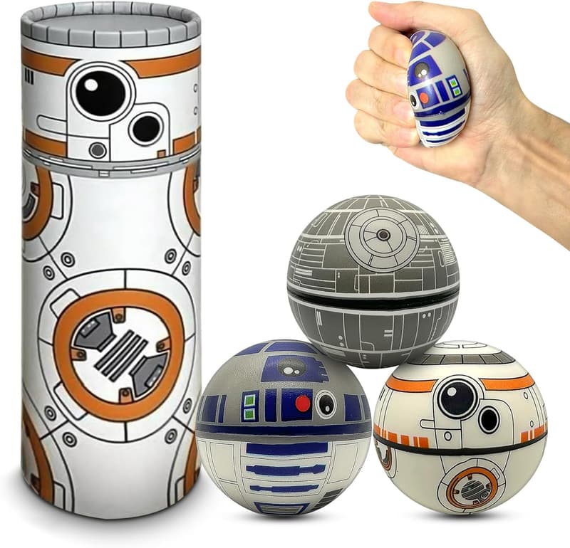 Stress Relief Star Wars Squishy Balls Set for Kids & Adults
