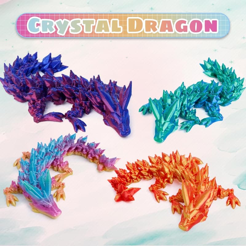 Mini 3D Printed Dragon Eggs Fidget Toy Set for Home Office Decor