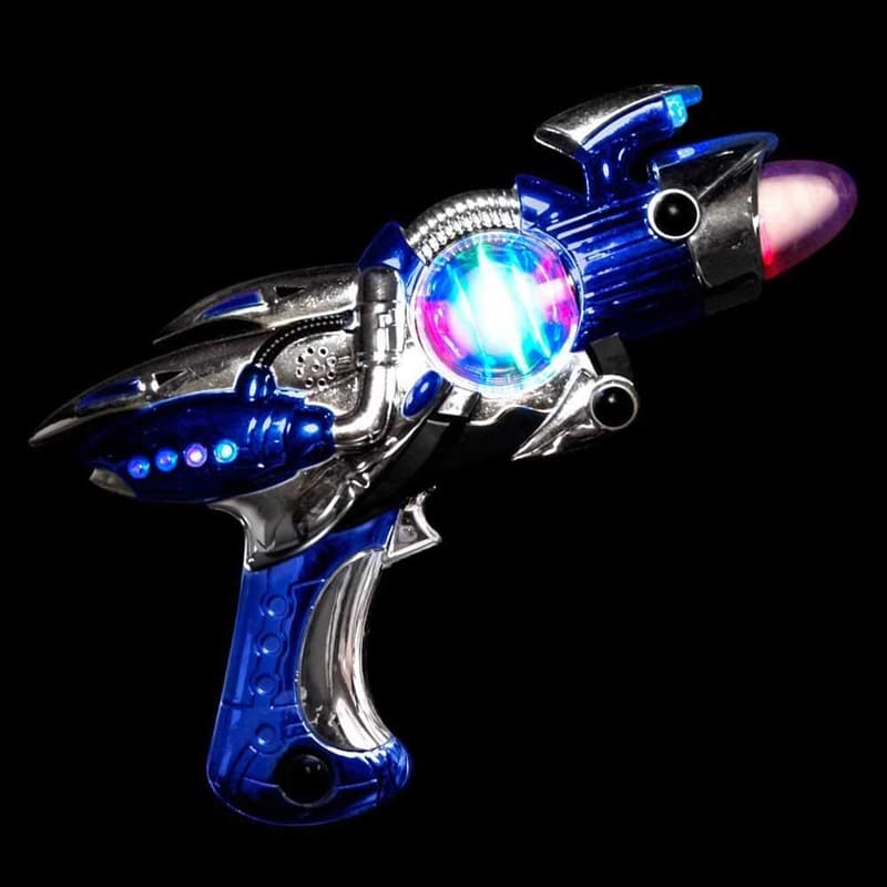 Futuristic LED Star Wars Laser Blaster Toy Set (Red & Blue)