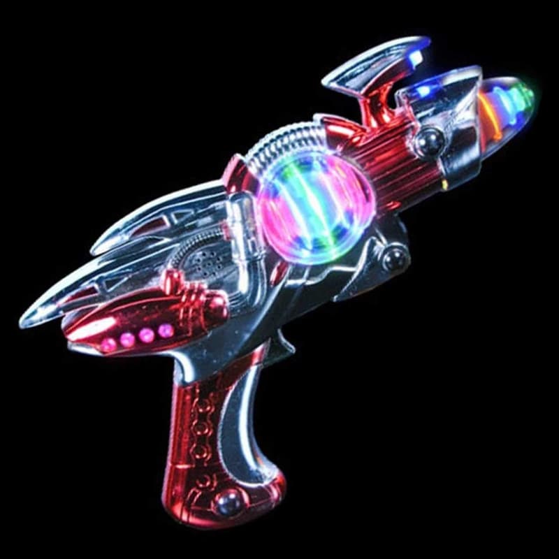 Futuristic LED Star Wars Laser Blaster Toy Set (Red & Blue)