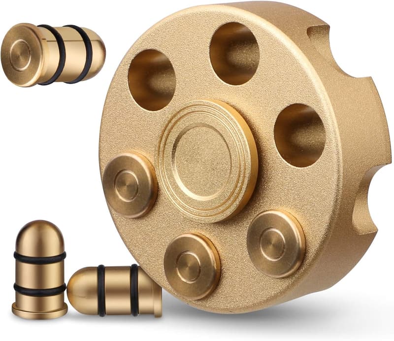 Fidget Spinner Toy - Metal Alloy Sensory Gadget for All Ages