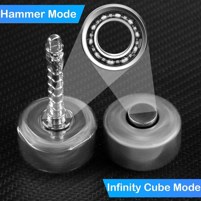 Gold Chain Metal Hand Spinner - Fidget Toy for Kids & Adults