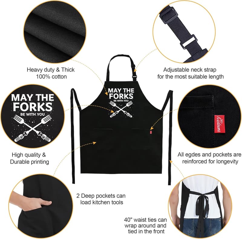 Funny Grill Apron for Men - 