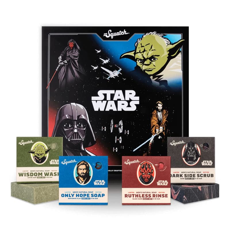 Star Wars Episode 1 Soap Collection for Men - 4-Pack Bundle