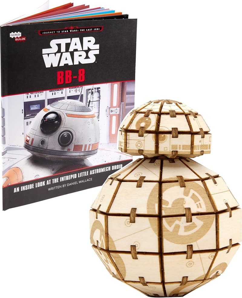 Star Wars BB-8 3D Wood Puzzle Kit - No Glue Needed - Father's Day Gift
