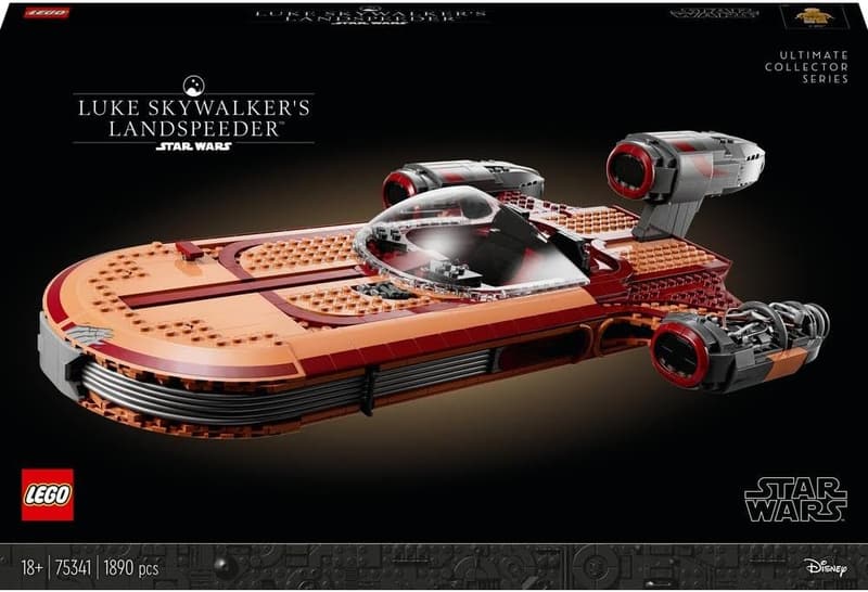 LEGO Star Wars 75341 Luke Skywalker Landspeeder Model for Adults