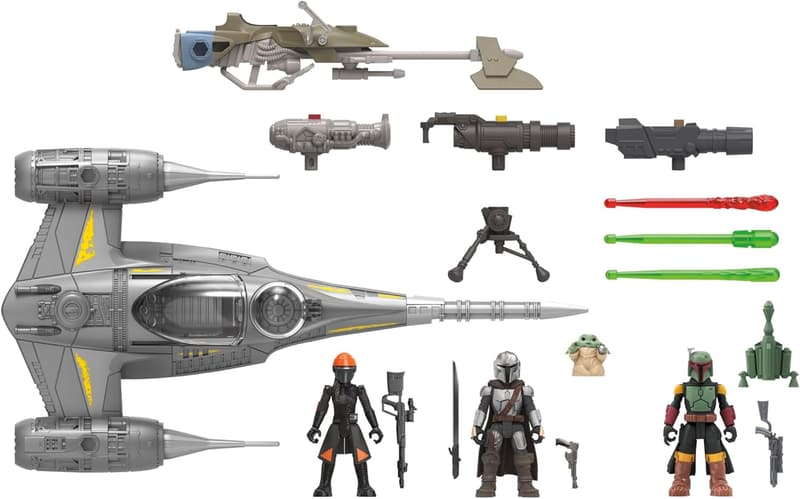 Star Wars Mission Fleet Mandalorian N-1 Starfighter Set