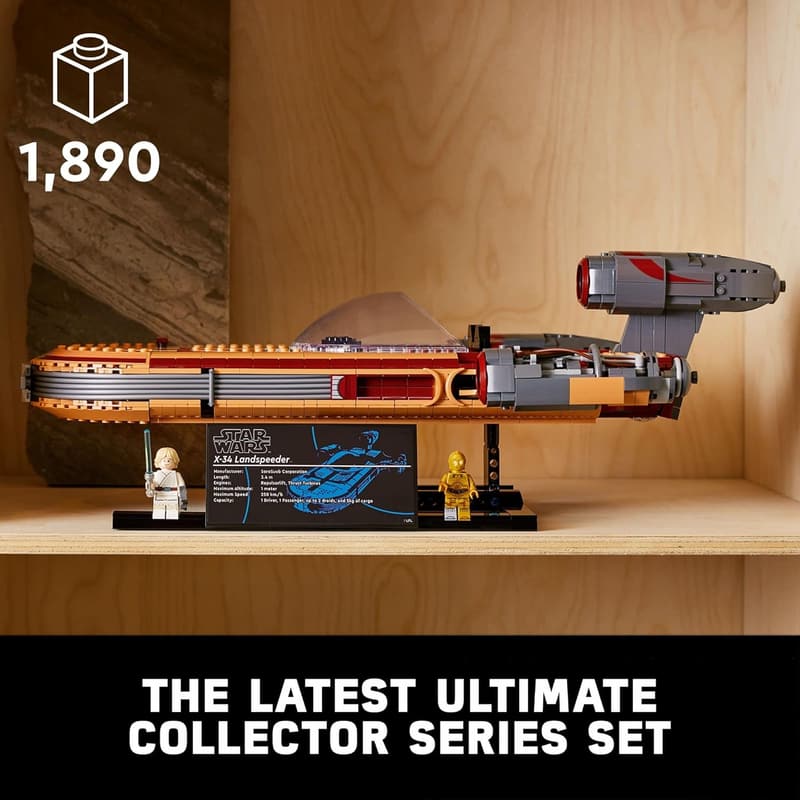 LEGO Star Wars Landspeeder Building Kit 75341 for Adults