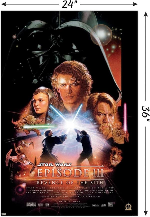 Star Wars: Revenge of the Sith Unframed Wall Poster (24x36)