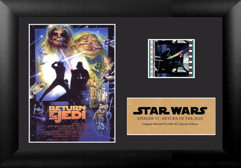 Star Wars Return of the Jedi 35mm Film Cells Display