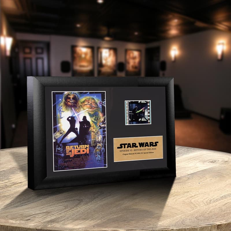 Star Wars Return of the Jedi 35mm Film Cells Display