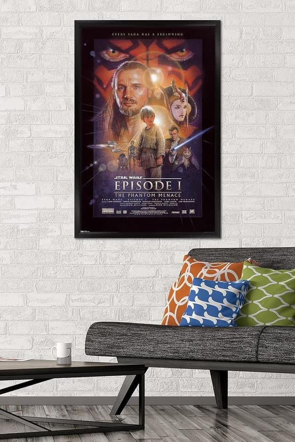 Star Wars: The Phantom Menace Framed Wall Poster, 22
