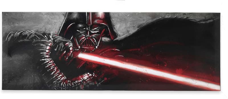 Star Wars Darth Vader Lightsaber Gallery Wrapped Canvas Art