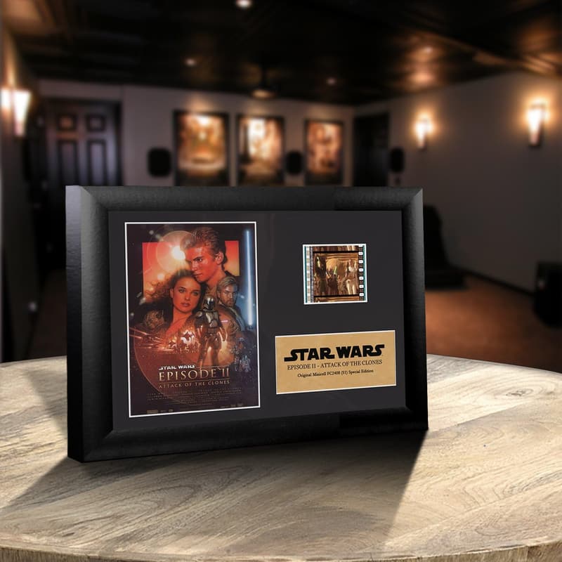 Star Wars Attack of the Clones 35mm FilmCells Display