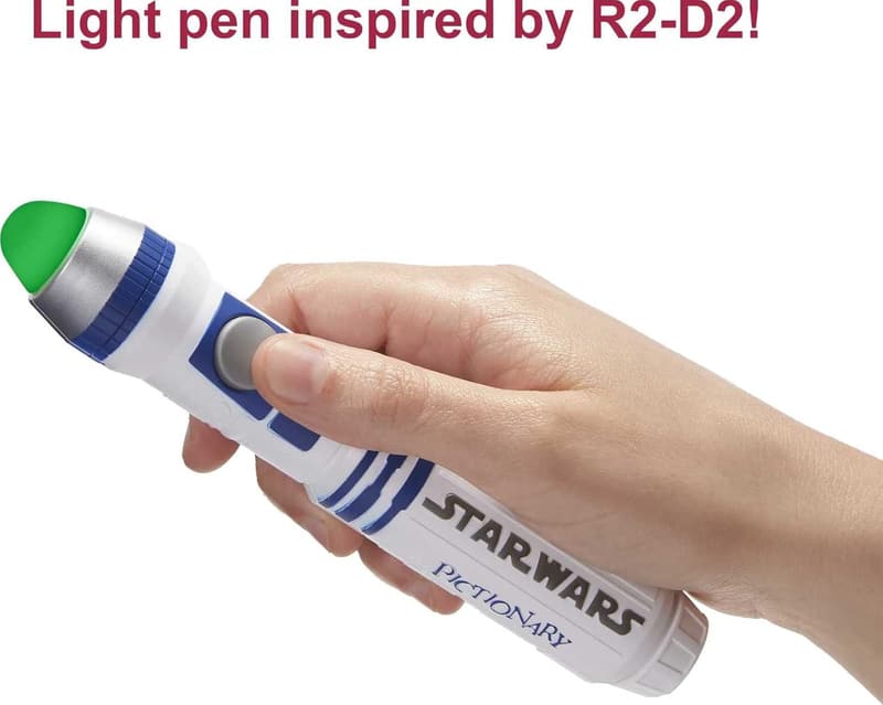 Star Wars Pictionary Air Family Game with R2-D2 Light Pen