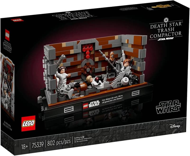 LEGO Star Wars Death Star Trash Compactor Diorama Kit (802 Pieces)