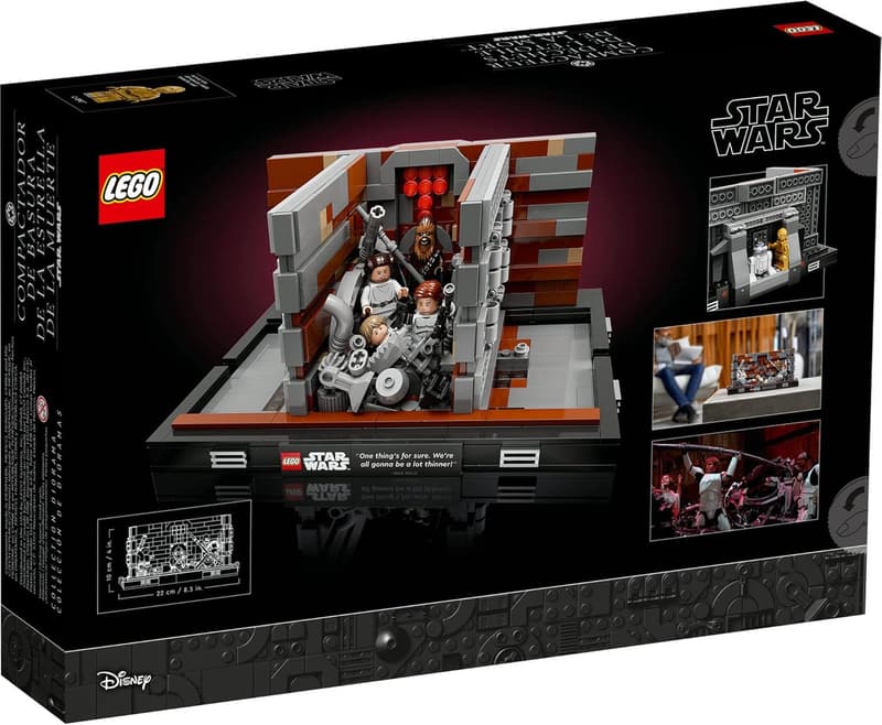 LEGO Star Wars Death Star Trash Compactor Diorama Kit (802 Pieces)