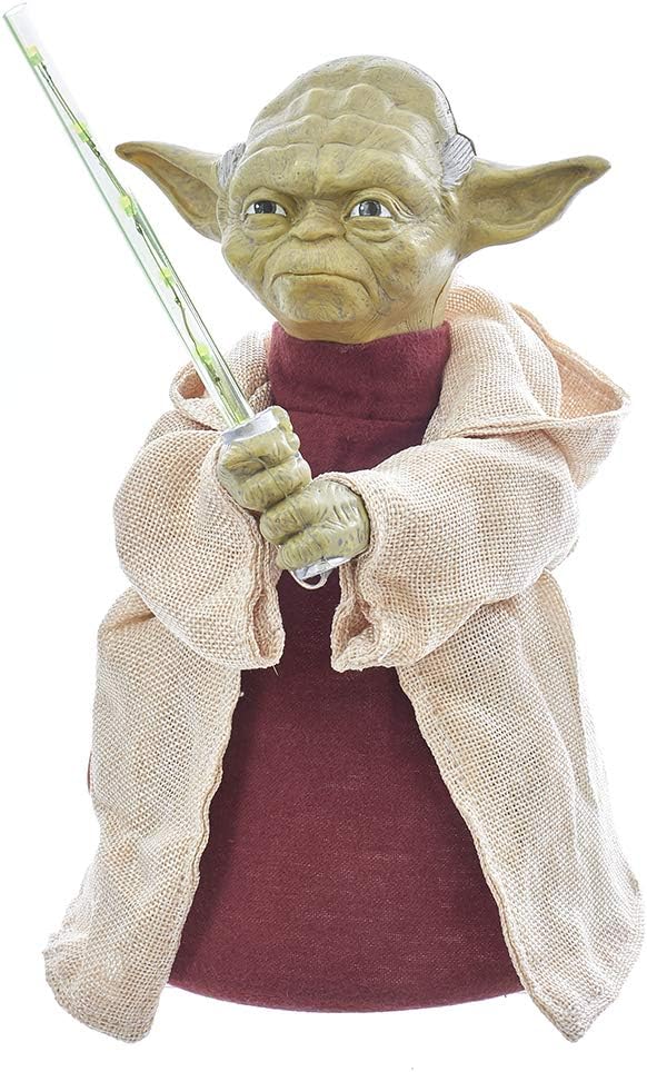 Star Wars Yoda 12-Inch Treetop with LED Lightsaber