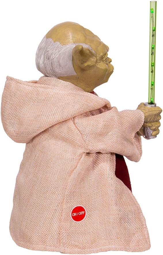 Star Wars Yoda 12-Inch Treetop with LED Lightsaber