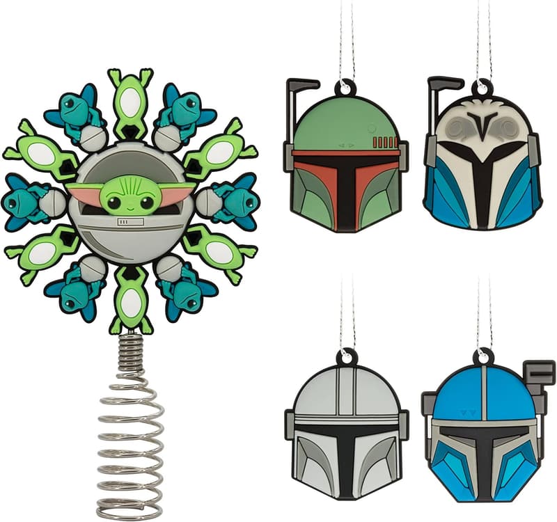 May The 4th Star Wars Miniature Tree Topper and Ornament Set