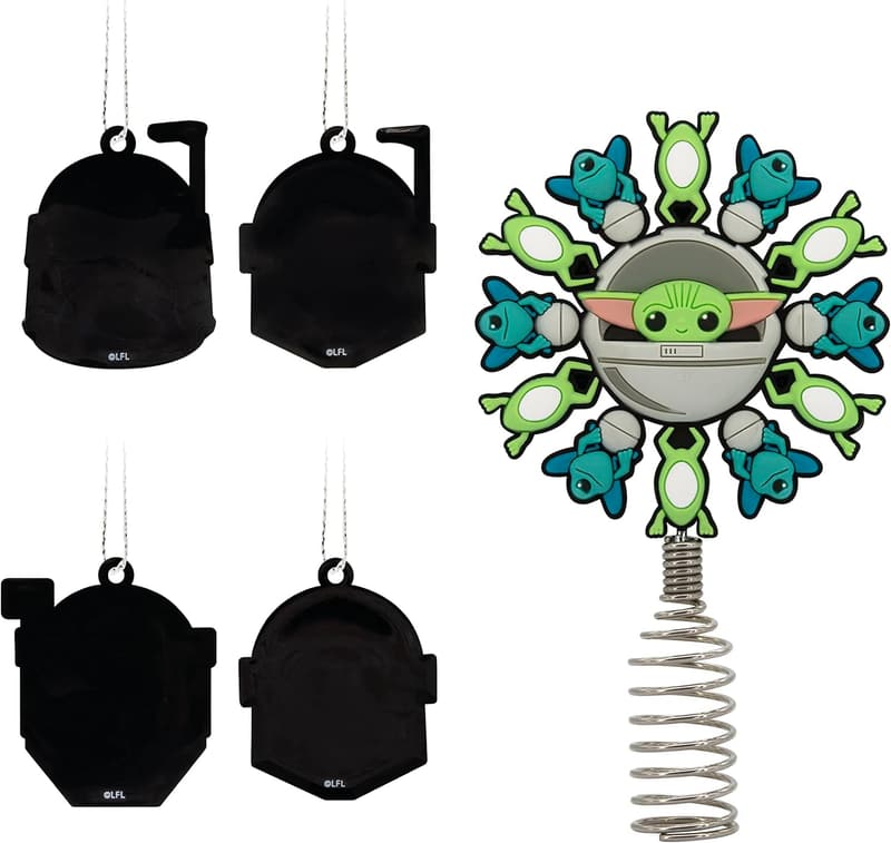 May The 4th Star Wars Miniature Tree Topper and Ornament Set