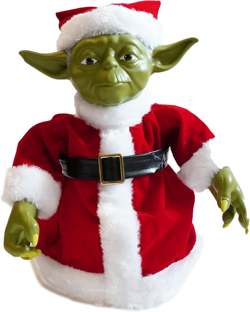 Yoda Tree Topper Figurine - Classic 10-Inch Decoration