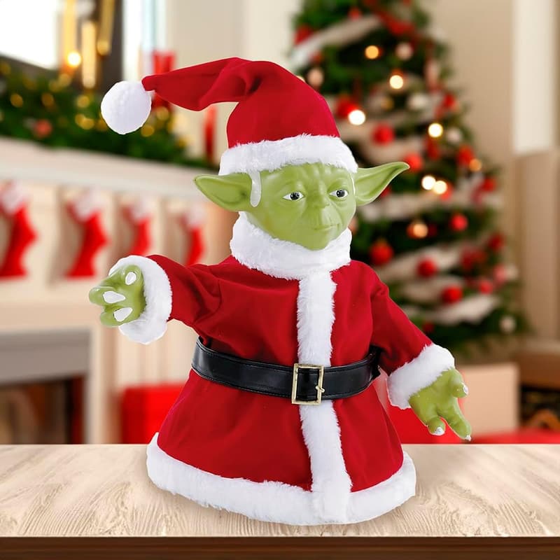 Yoda Tree Topper Figurine - Classic 10-Inch Decoration