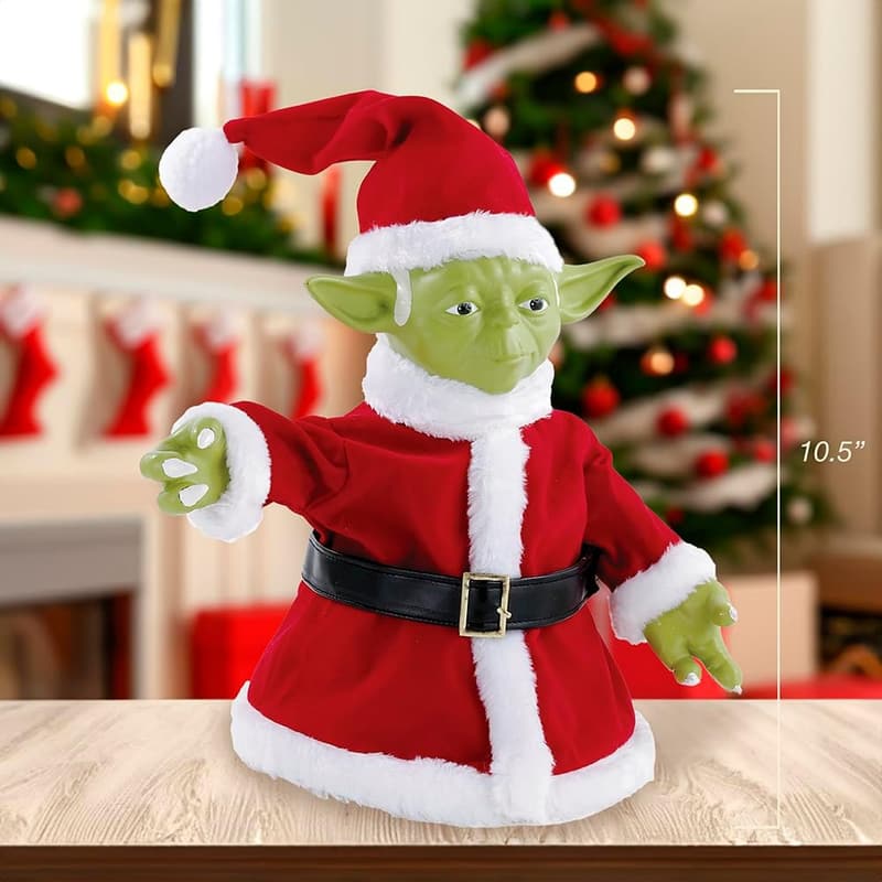 Yoda Tree Topper Figurine - Classic 10-Inch Decoration