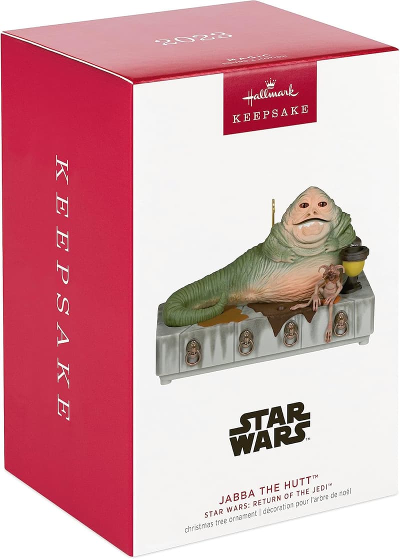 Star Wars Jabba The Hutt Keepsake Ornament 2023 with Sound