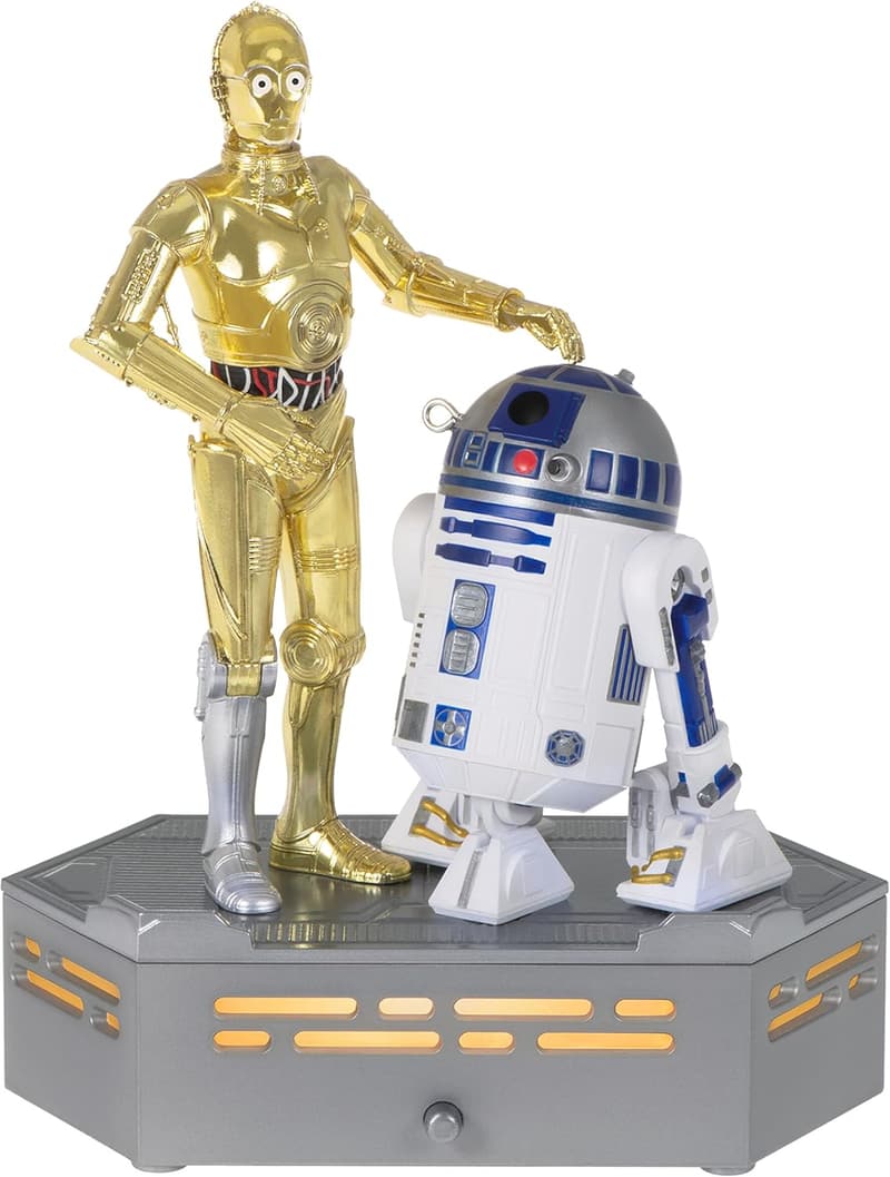 Star Wars C-3PO & R2-D2 Keepsake Ornament with Light/Sound