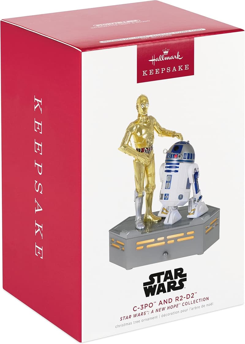 Star Wars C-3PO & R2-D2 Keepsake Ornament with Light/Sound