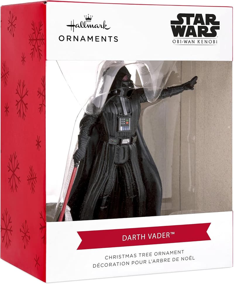 Star Wars Christmas Ornament: Obi-Wan Kenobi & Darth Vader Resin
