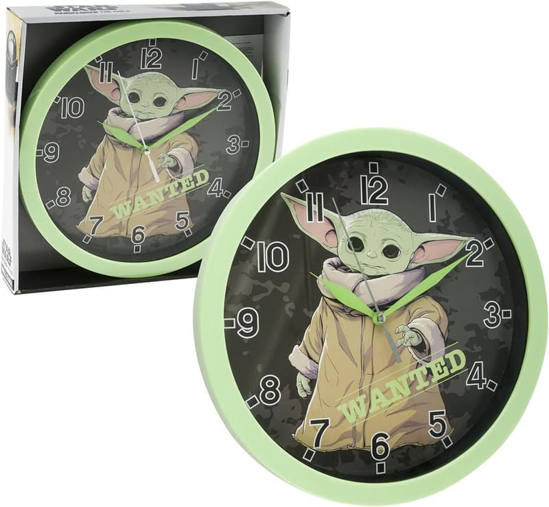 Baby Yoda Wall Clock - 9.5 inches Home Decor