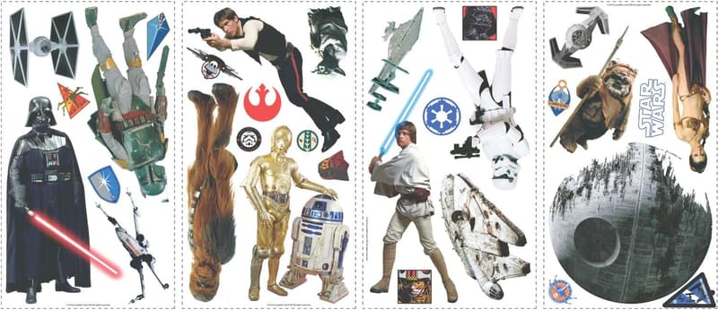 Star Wars Classic Peel and Stick Wall Decals