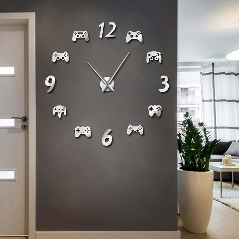 Modern Gamer Wall Clock - DIY Video Game Controller Design