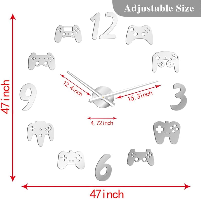 Modern Gamer Wall Clock - DIY Video Game Controller Design
