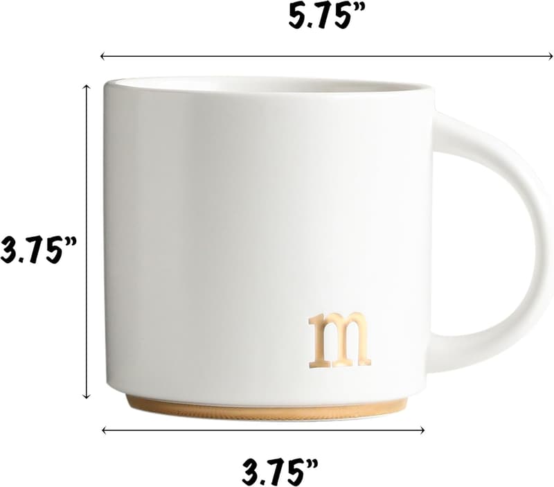 Personalized 15 oz Monogram Ceramic Mug with Gift Box