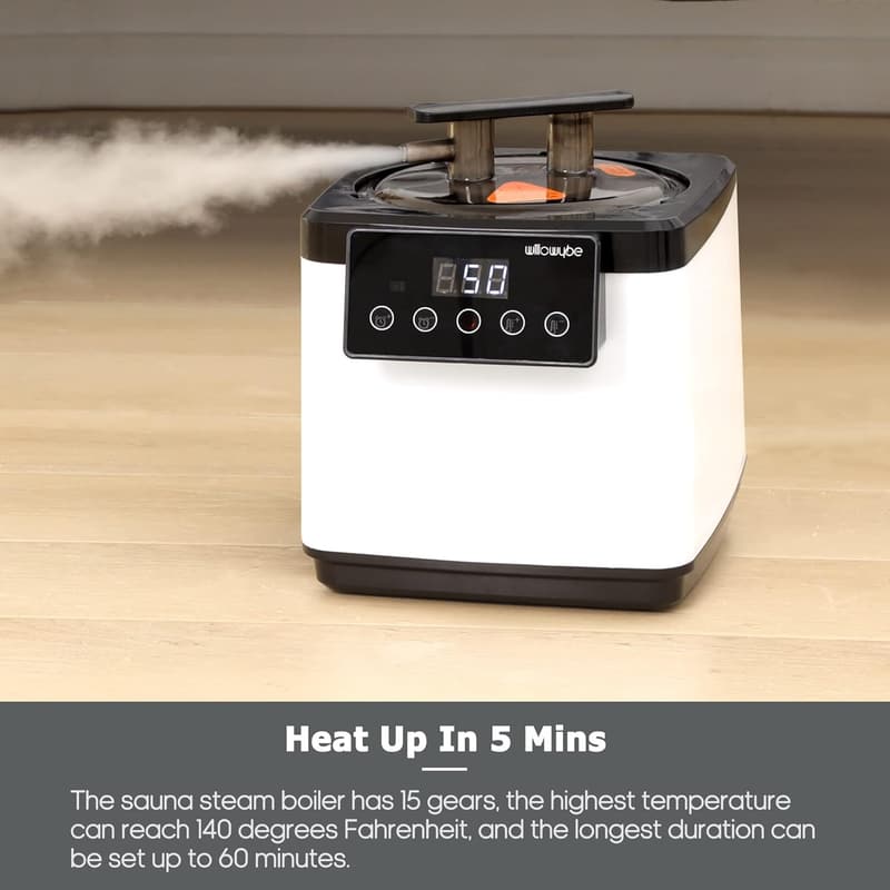 Portable Steam Sauna with Bluetooth Control | Personal Home Spa