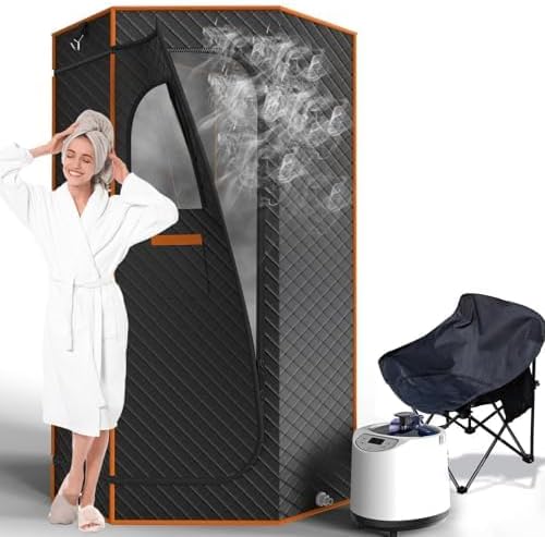 Home Spa Portable Sauna Tent with 3L Steamer & Remote Control