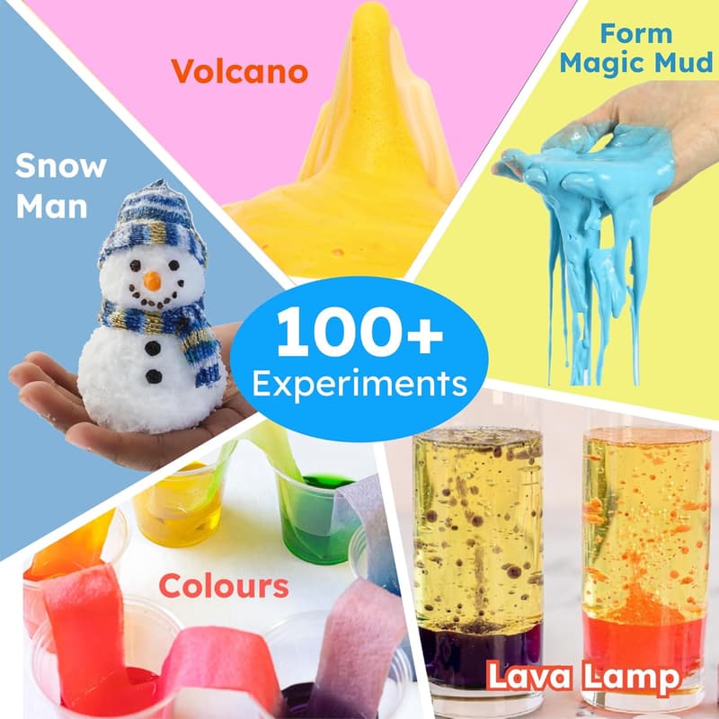 STEM Science Kit for Girls Ages 4-8 | 100+ Experiments