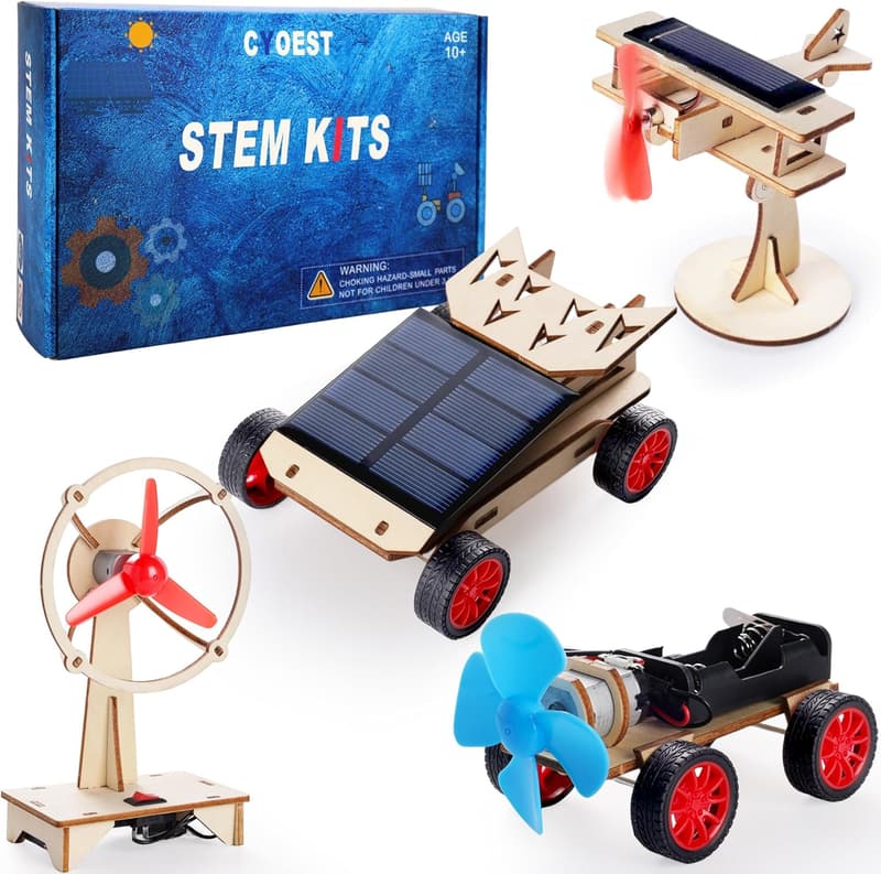 STEM Science Kits for Kids Age 8-14 - Solar Power Projects