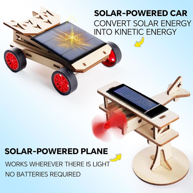 STEM Science Kits for Kids Age 8-14 - Solar Power Projects