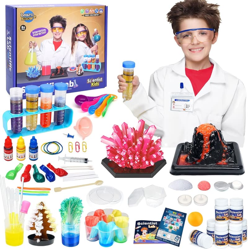 STEM Science Kit - 56 Experiments for Ages 8-14, Educational Gift