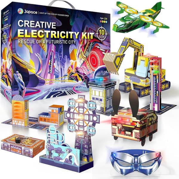 STEM Electricity Science Kit for Kids | 10 Projects & Experiments