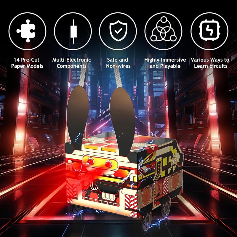 STEM Electricity Science Kit for Kids | 10 Projects & Experiments