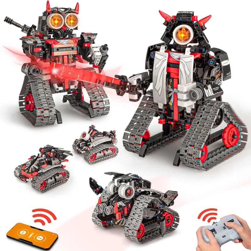 STEM RC Robot Building Kit - 419 Pcs Educational Toy for Kids